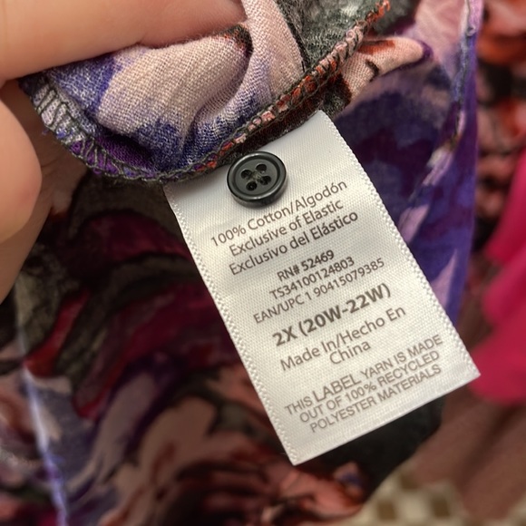 100% Cotton Long Sleeve Floral Dress - Picture 14 of 14